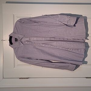 Mens Arrow long sleeve button up shirt size Large